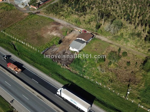 Terreno com 20m de frente BR101 Km 73 Sul